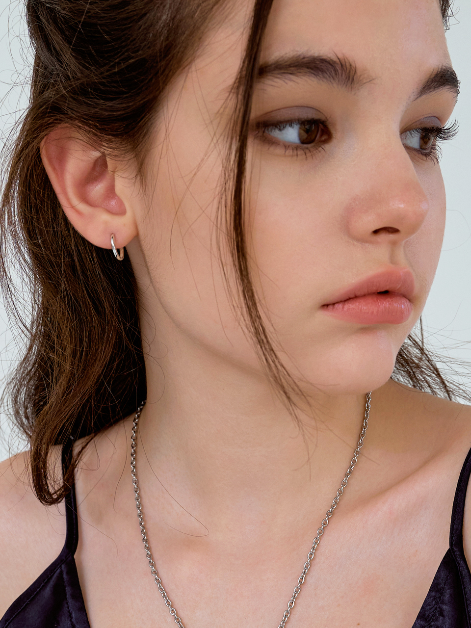 basic silver earrings