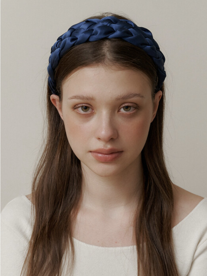 blue volum braid headband