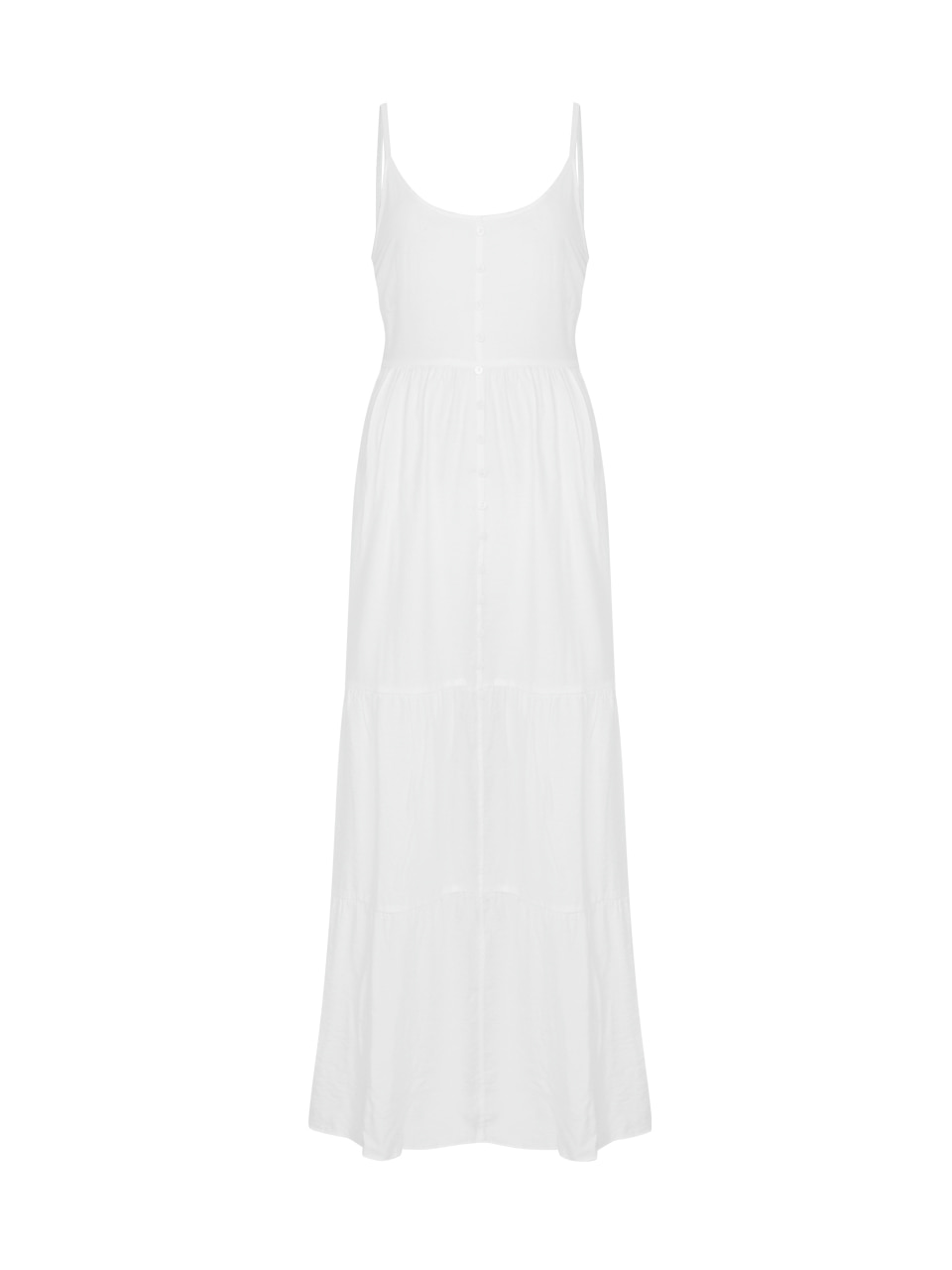 bloom sleeveless dress - white