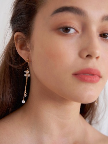 romantic cubic drop earring