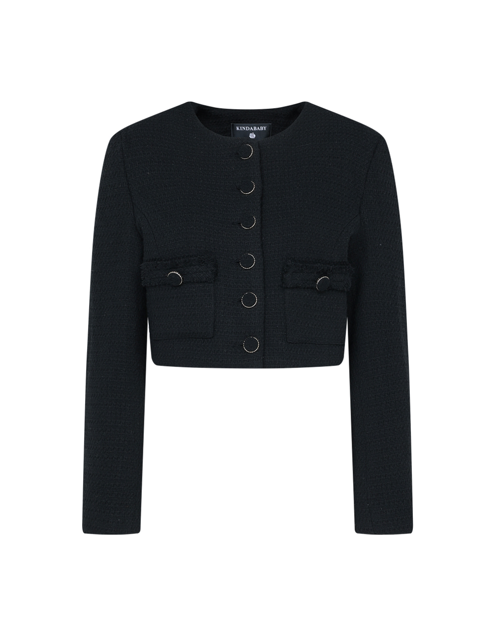black classic tweed jacket