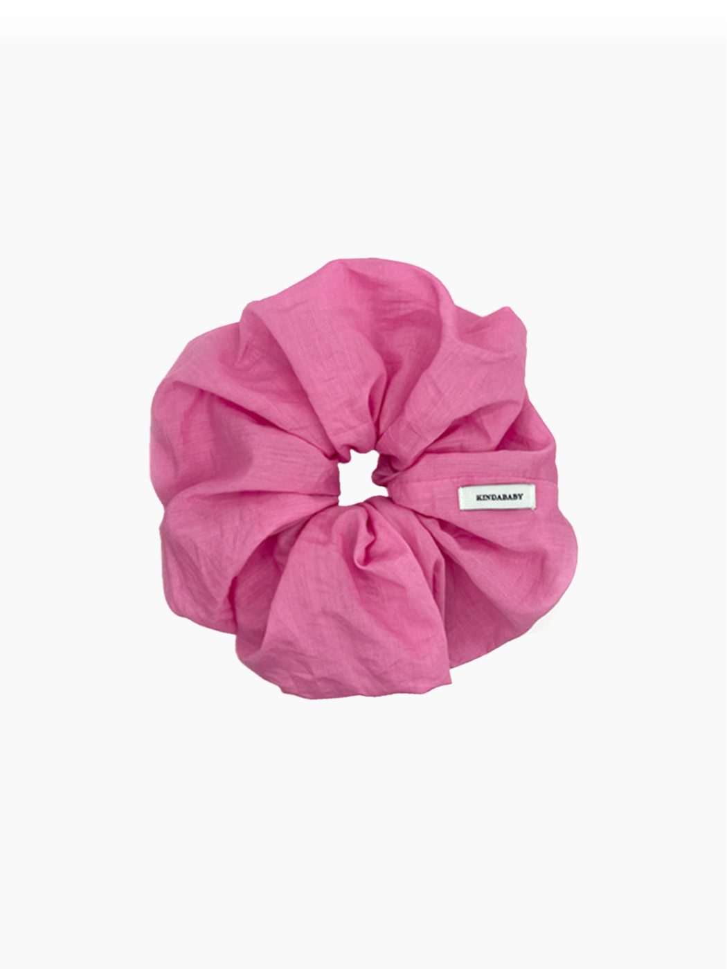 basic silky cotton scrunch - pink