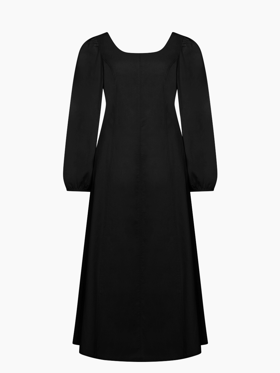 classic franc dress - black