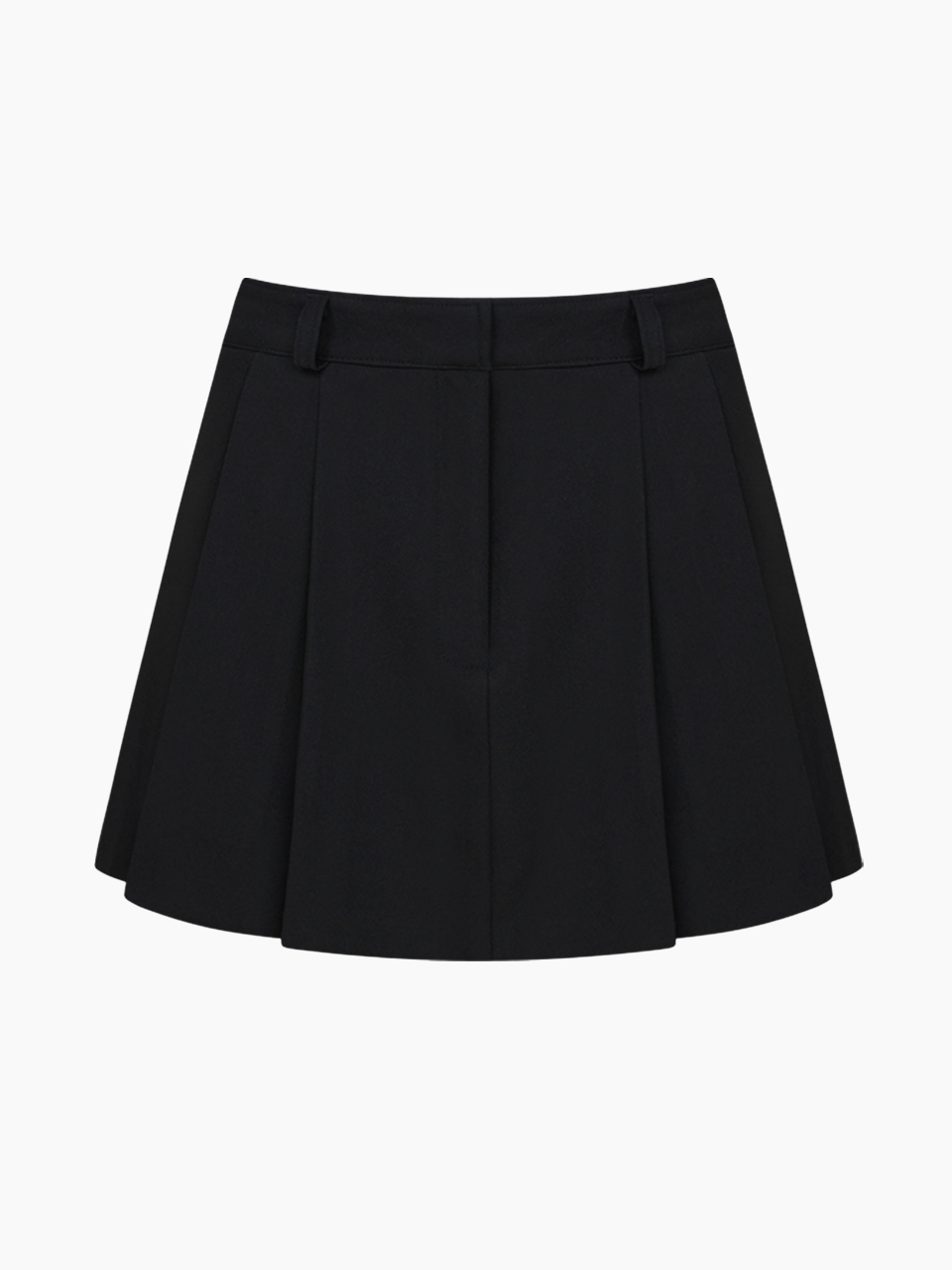 [닝닝착용] Baby semi pleats skirt - black