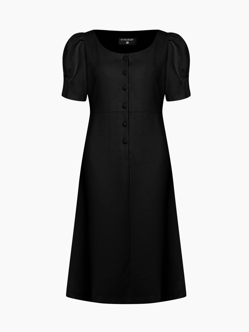 Bliss classic tweed dress - black