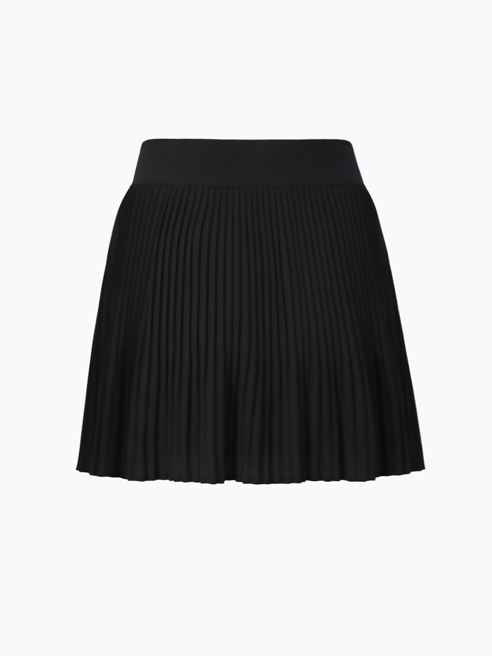 [니콜 착용] fluffy pleats skirt - black